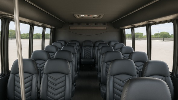 18 passenger minibus interior green bay