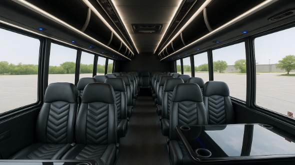 28 passenger minibus interior green bay