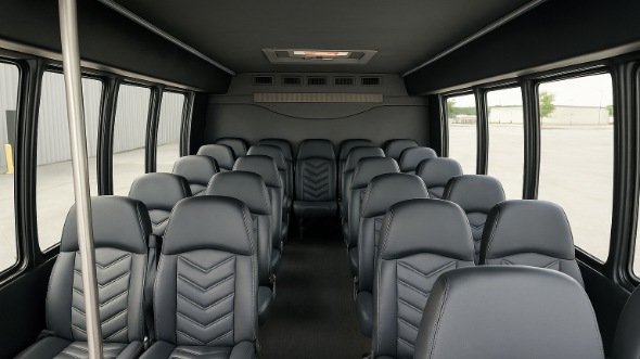 30 passenger minibus interior green bay