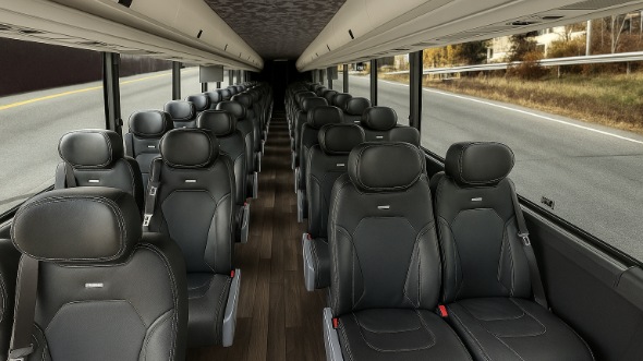 green bay 20 passenger minibus inside