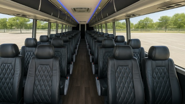 green bay 56 passenger charter bus rental