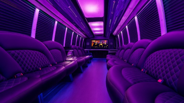 green bay party bus rental inside